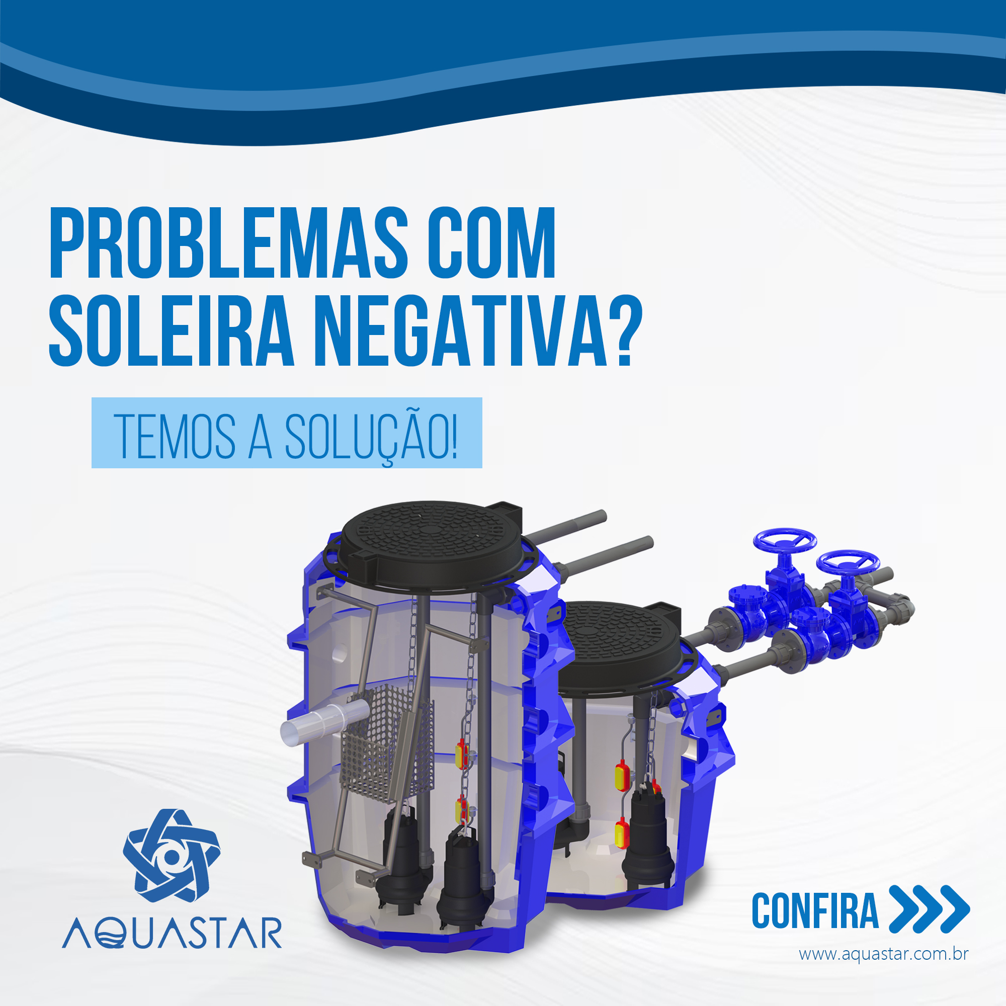 Problemas com soleira negativa?
