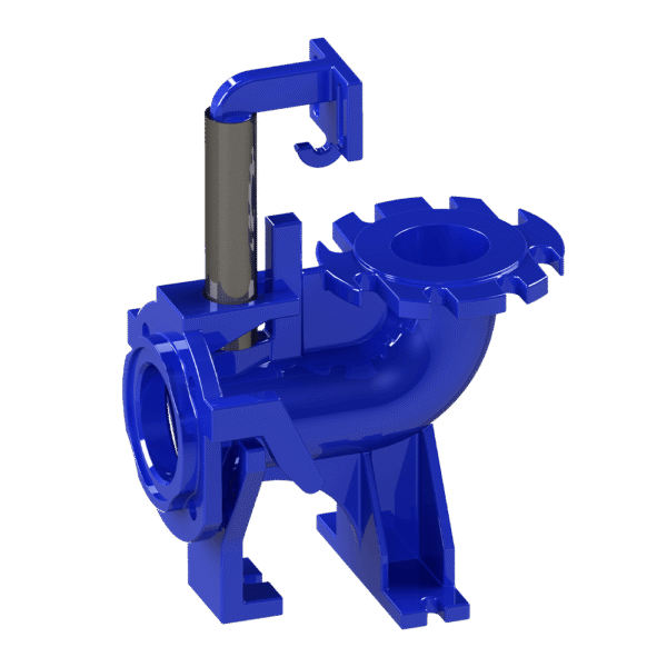 Pedestal para bomba 3" - descarga horizontal