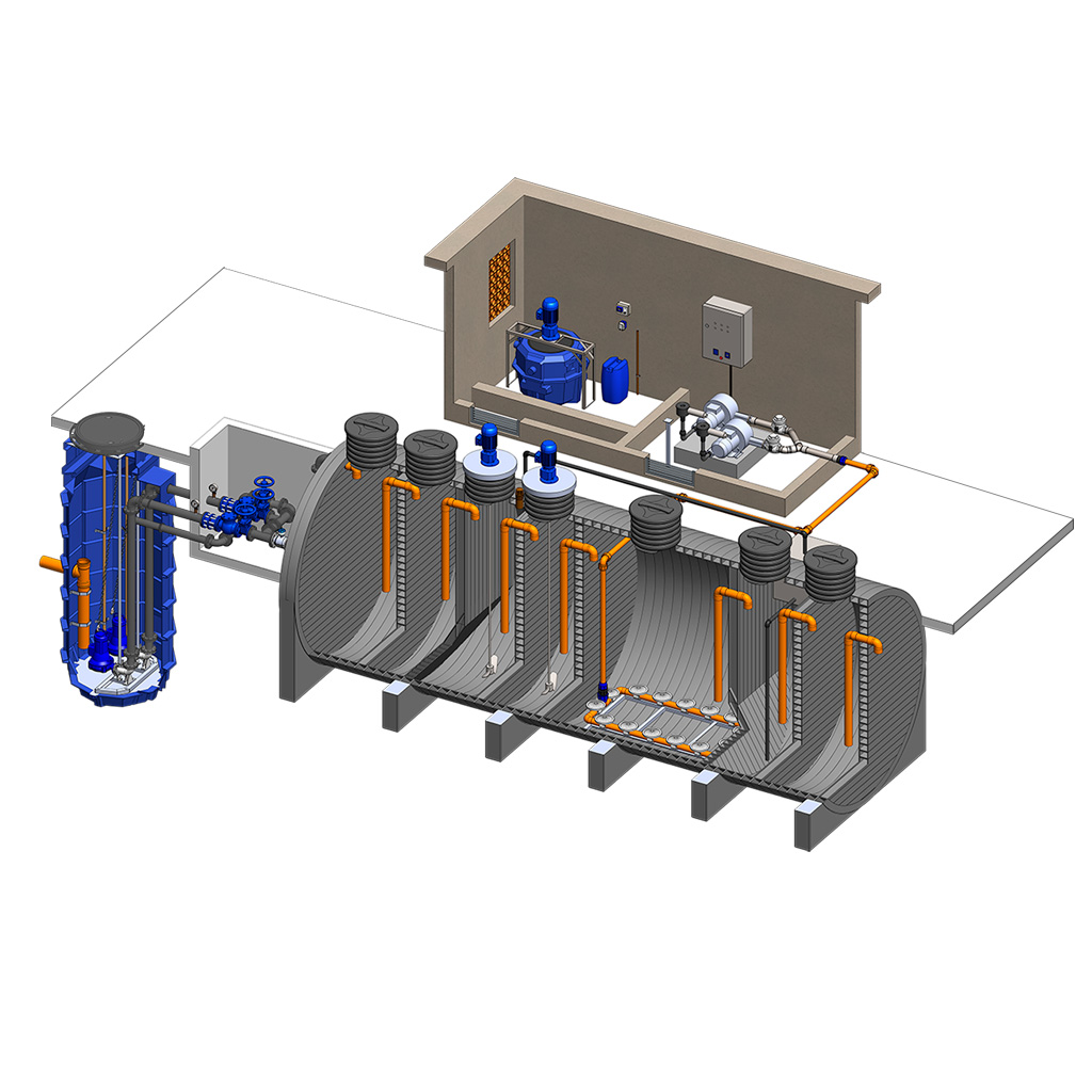 Aquatreat – ETE compacta modular com lodos ativados